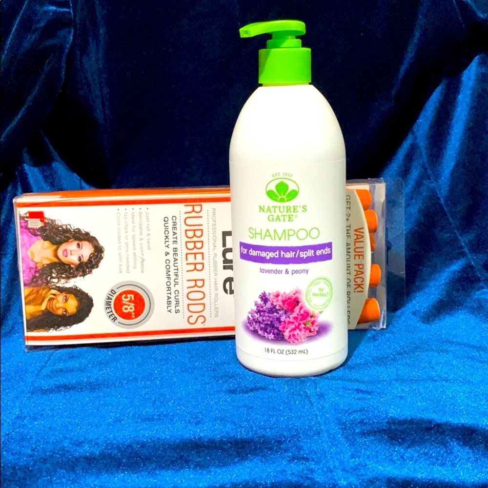 Shampoo and Curling rods